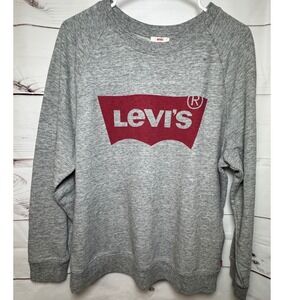 Levi's Grey Logo Vintage Pullover Sweatshirt / Size 1X / Sku0072